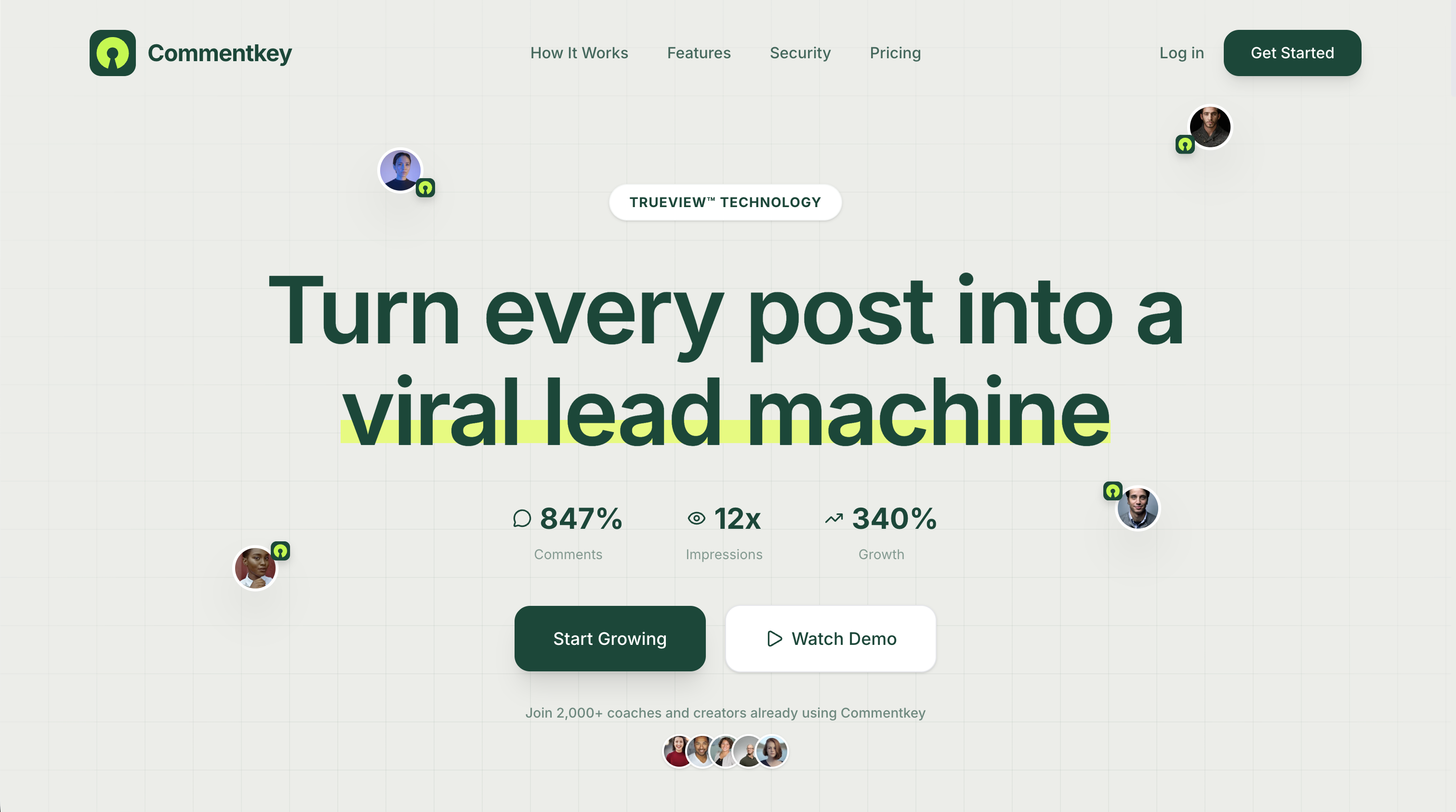 Comment Key, live product